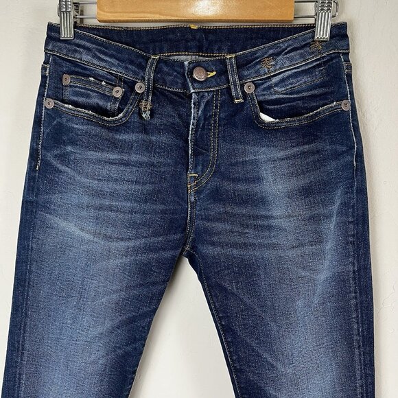 R13 Jeans Alison Skinny Camden Barbed Wire Rips Distressed Made In Italy Size 27 - Picture 2 of 13